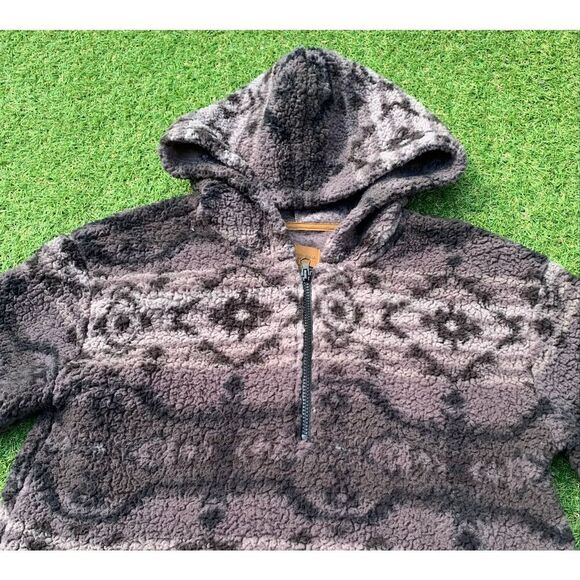 The North face Fleece gray sweater jacket Womens Small - Picture 4 of 7